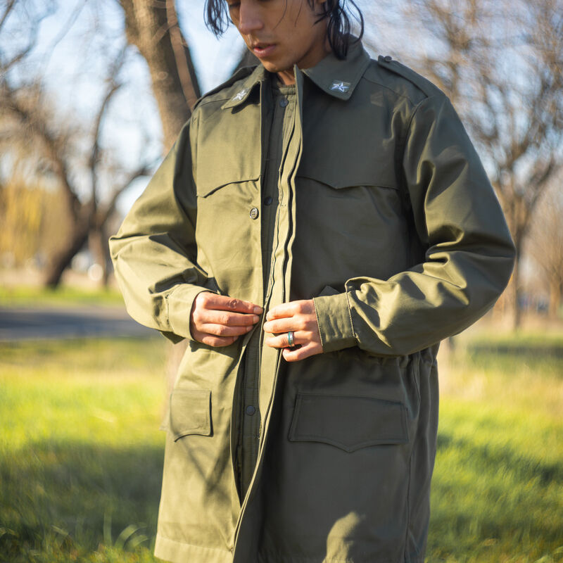 Italian OD Parka With Liner | Unissued & # 2 Condition, , large image number 10